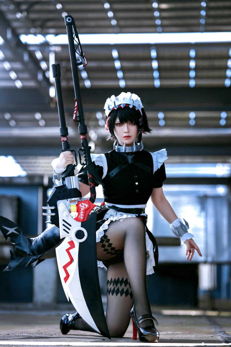 半半子 BANBANKO《EllenJoe🦈エレン✂️🖤》主题写真：48张全套美图