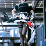 半半子 BANBANKO《EllenJoe🦈エレン✂️🖤》主题写真：48张全套美图