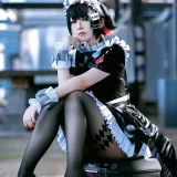 半半子 BANBANKO《EllenJoe🦈エレン✂️🖤》主题写真：48张全套美图