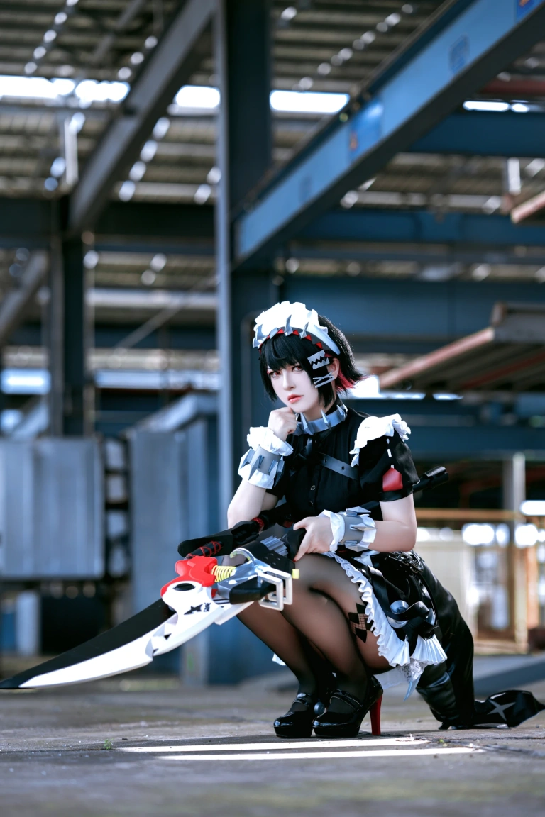 半半子 BANBANKO《EllenJoe🦈エレン✂️🖤》主题写真：48张全套美图