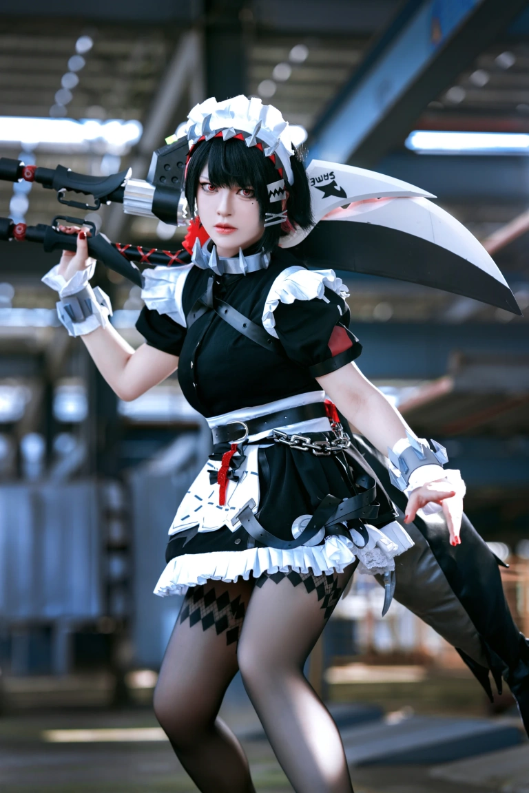 半半子 BANBANKO《EllenJoe🦈エレン✂️🖤》主题写真：48张全套美图