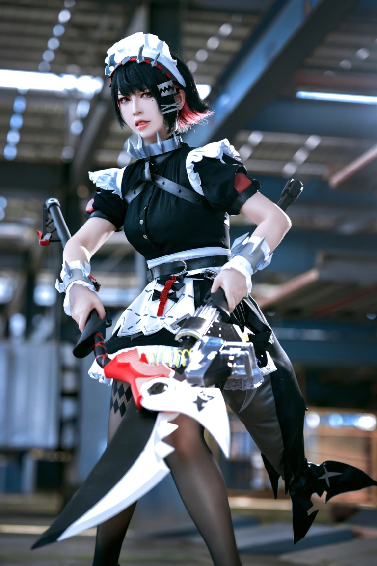 半半子 BANBANKO《EllenJoe🦈エレン✂️🖤》主题写真：48张全套美图