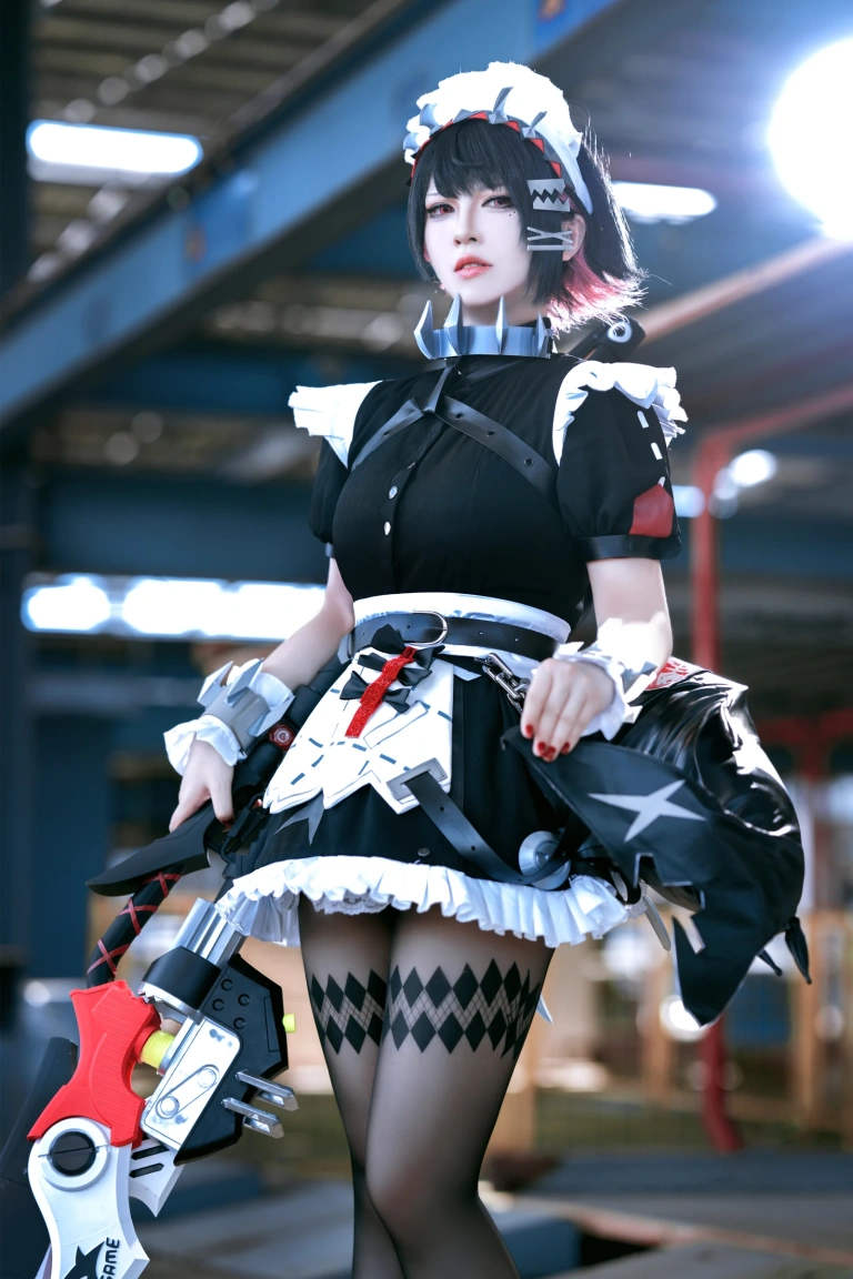 半半子 BANBANKO《EllenJoe🦈エレン✂️🖤》主题写真：48张全套美图