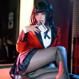 半半子 BANBANKO《賭ケグルイ夢子 Vol.02》主题写真：22张全套美图