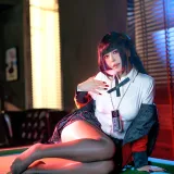 半半子 BANBANKO《賭ケグルイ夢子 Vol.02》主题写真：22张全套美图