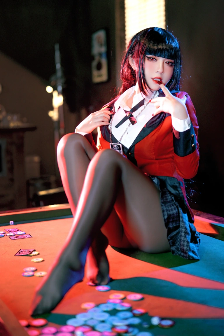 半半子 BANBANKO《賭ケグルイ夢子 Vol.02》主题写真：22张全套美图