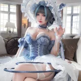 半半子 BANBANKO《チェシャー廃稿礼装》主题写真：66张全套美图，含9个视频