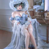 半半子 BANBANKO《チェシャー廃稿礼装》主题写真：66张全套美图，含9个视频