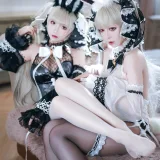 半半子 BANBANKO《可畏兔兔（&面饼仙儿）》主题写真：57张全套美图，含6个视频