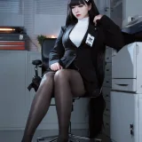 半半子 BANBANKO《蔚蓝档案 调月莉音OL》主题写真：60张全套美图，含8个视频