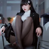 半半子 BANBANKO《蔚蓝档案 调月莉音OL》主题写真：60张全套美图，含8个视频