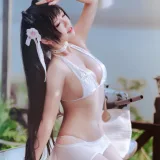 半半子 BANBANKO《碧蓝航线 爱宕泳装》主题写真：27张全套美图