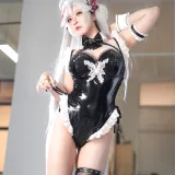 半半子 BANBANKO《欧根亲王Bunny》主题写真：62张全套美图，含7个视频