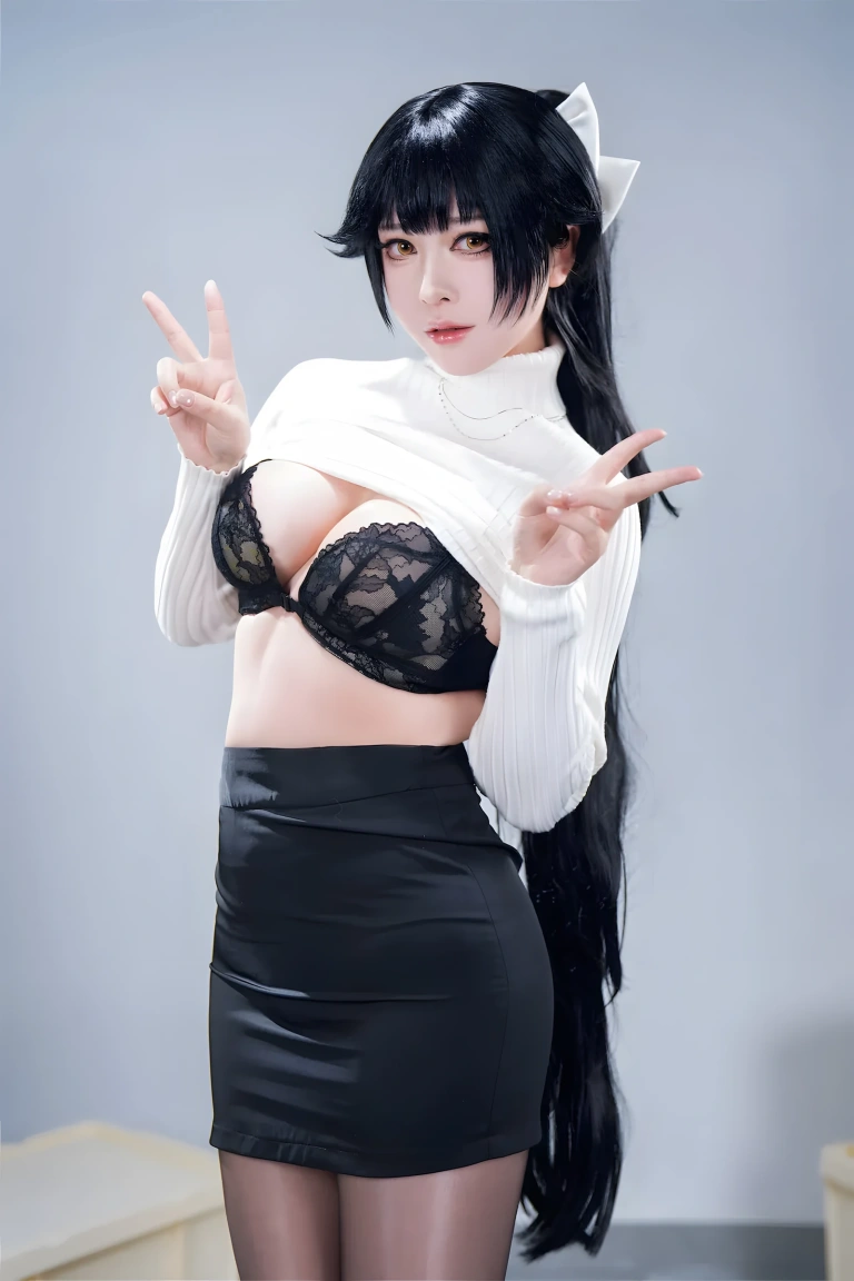 半半子 BANBANKO《碧蓝航线 高雄 武人的心法素养》主题写真：57张全套美图，含4个视频