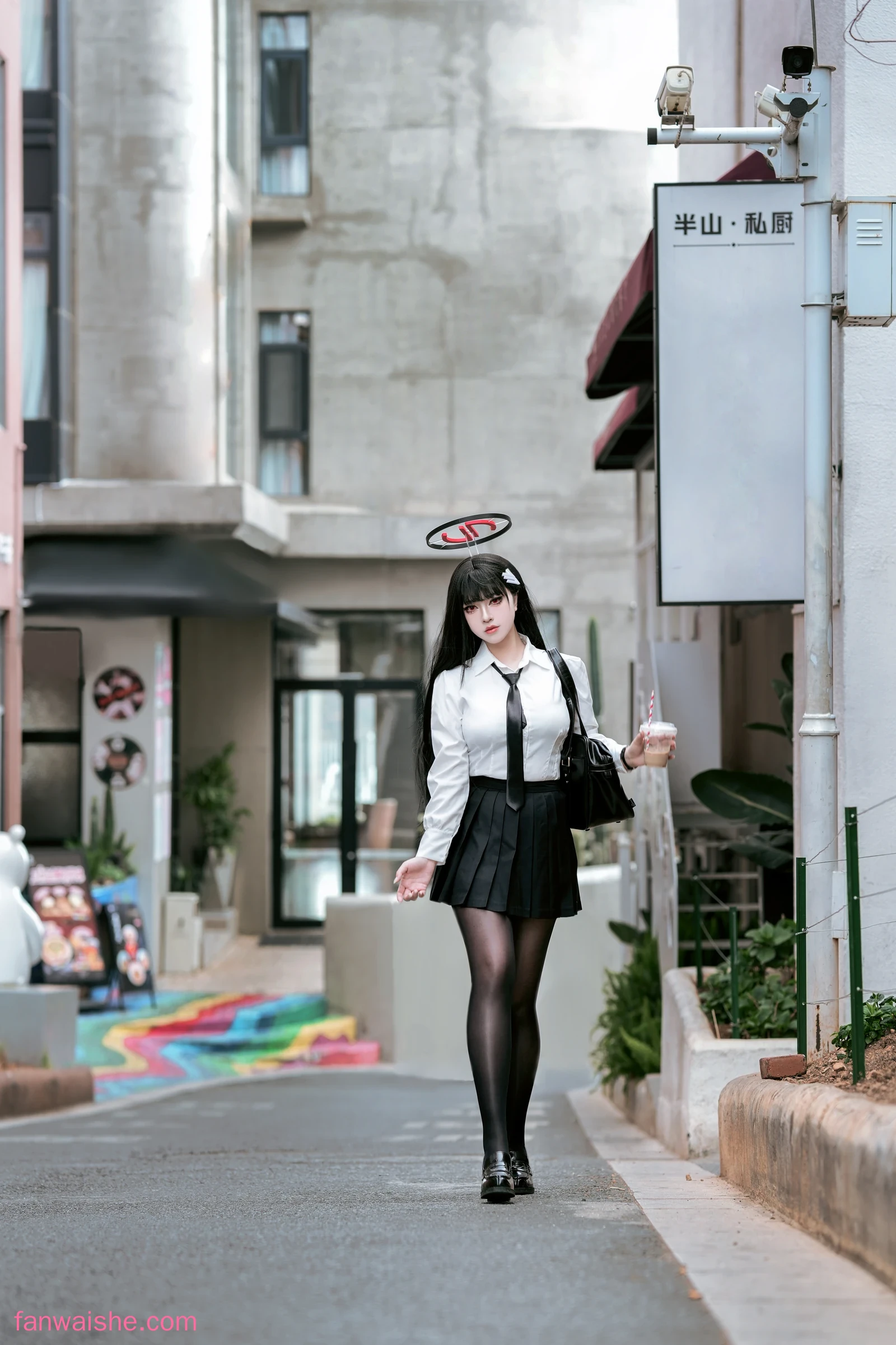 半半子 BANBANKO 半半子 BANBANKO NO.091 - 蔚蓝档案 调月莉音 Vol.03 制服x競泳