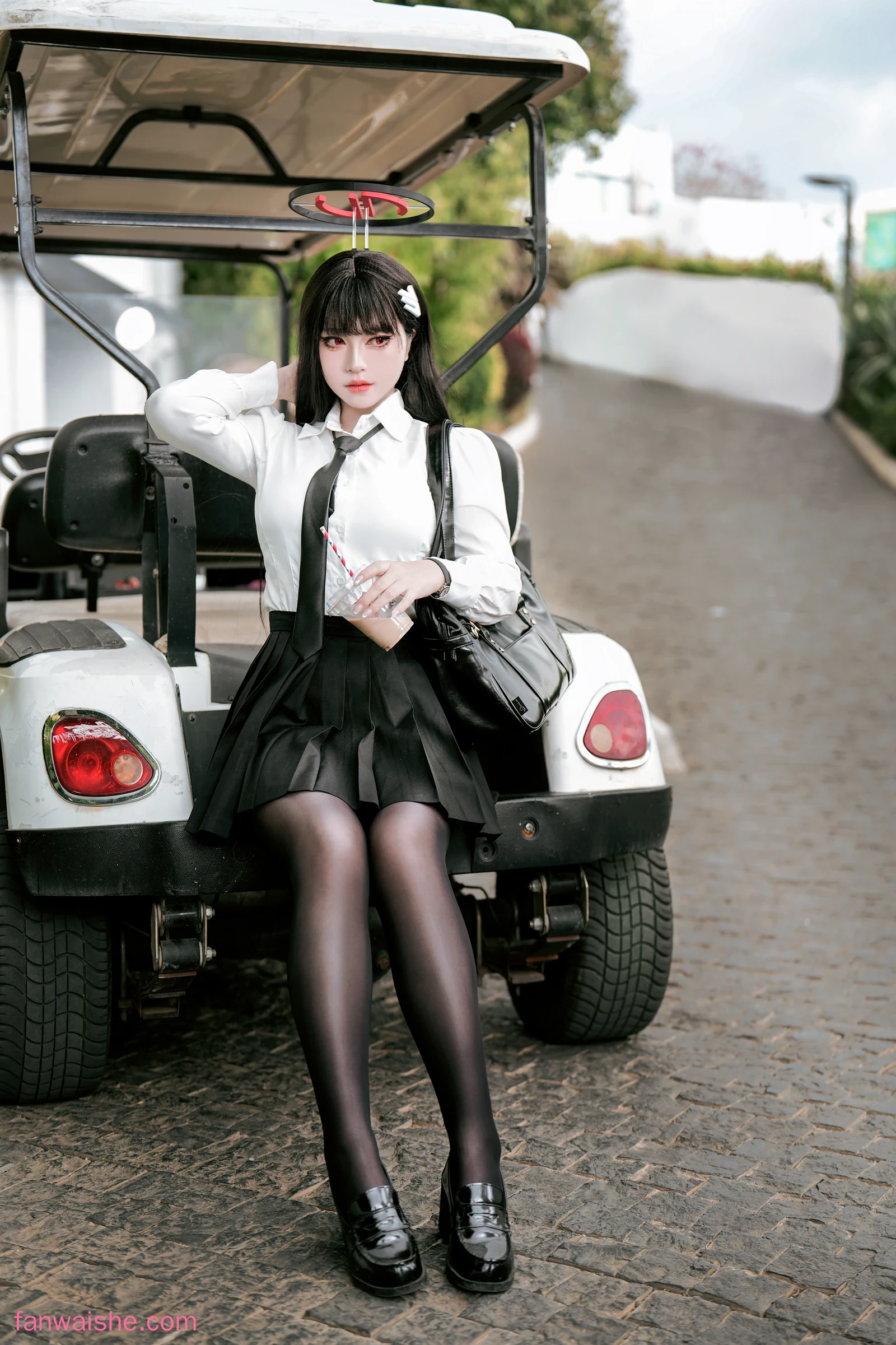 半半子 BANBANKO 半半子 BANBANKO NO.091 - 蔚蓝档案 调月莉音 Vol.03 制服x競泳