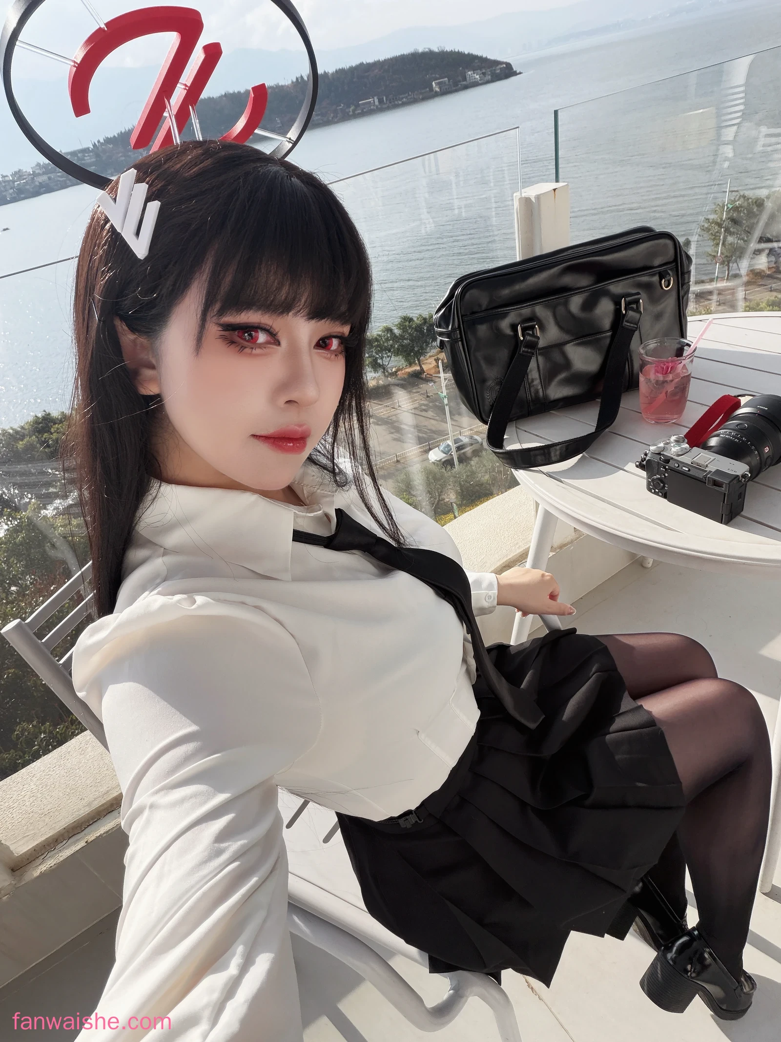 半半子 BANBANKO 半半子 BANBANKO NO.091 - 蔚蓝档案 调月莉音 Vol.03 制服x競泳