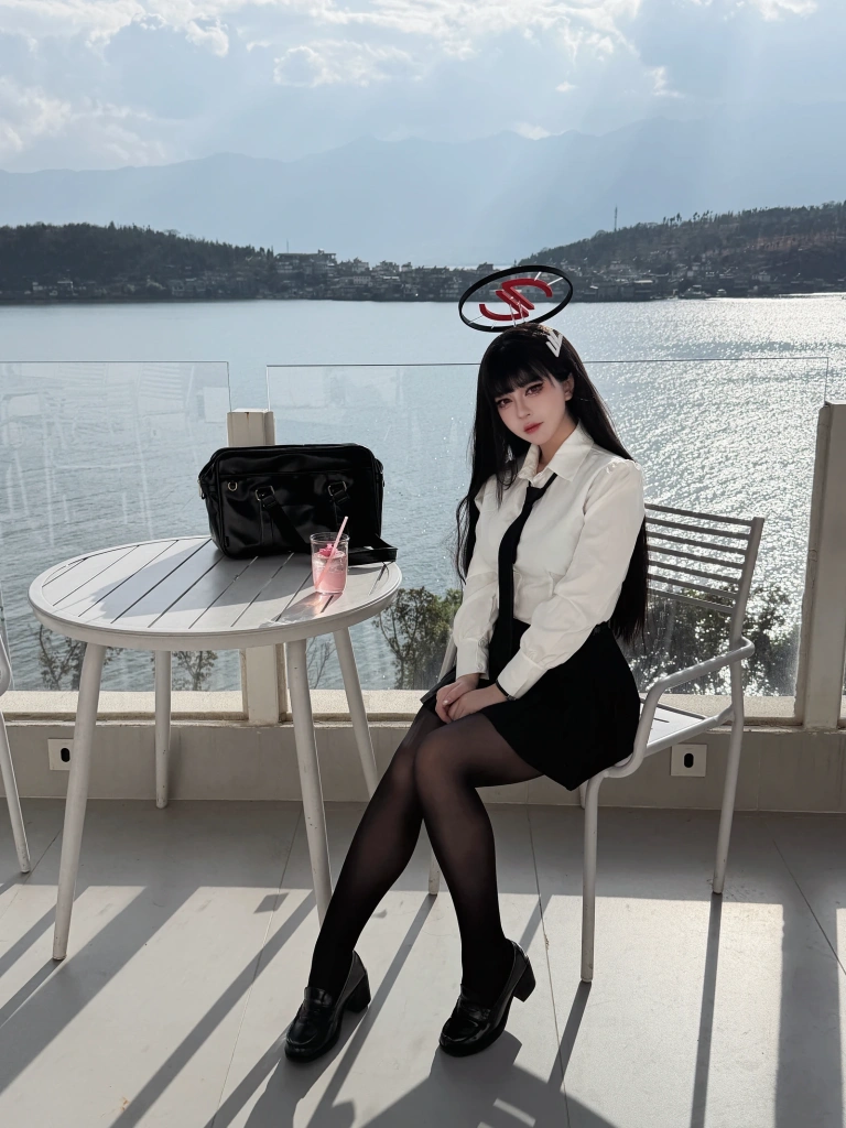 半半子 BANBANKO《蔚蓝档案 调月莉音 Vol.03 制服x競泳》主题写真：64张全套美图，含5个视频