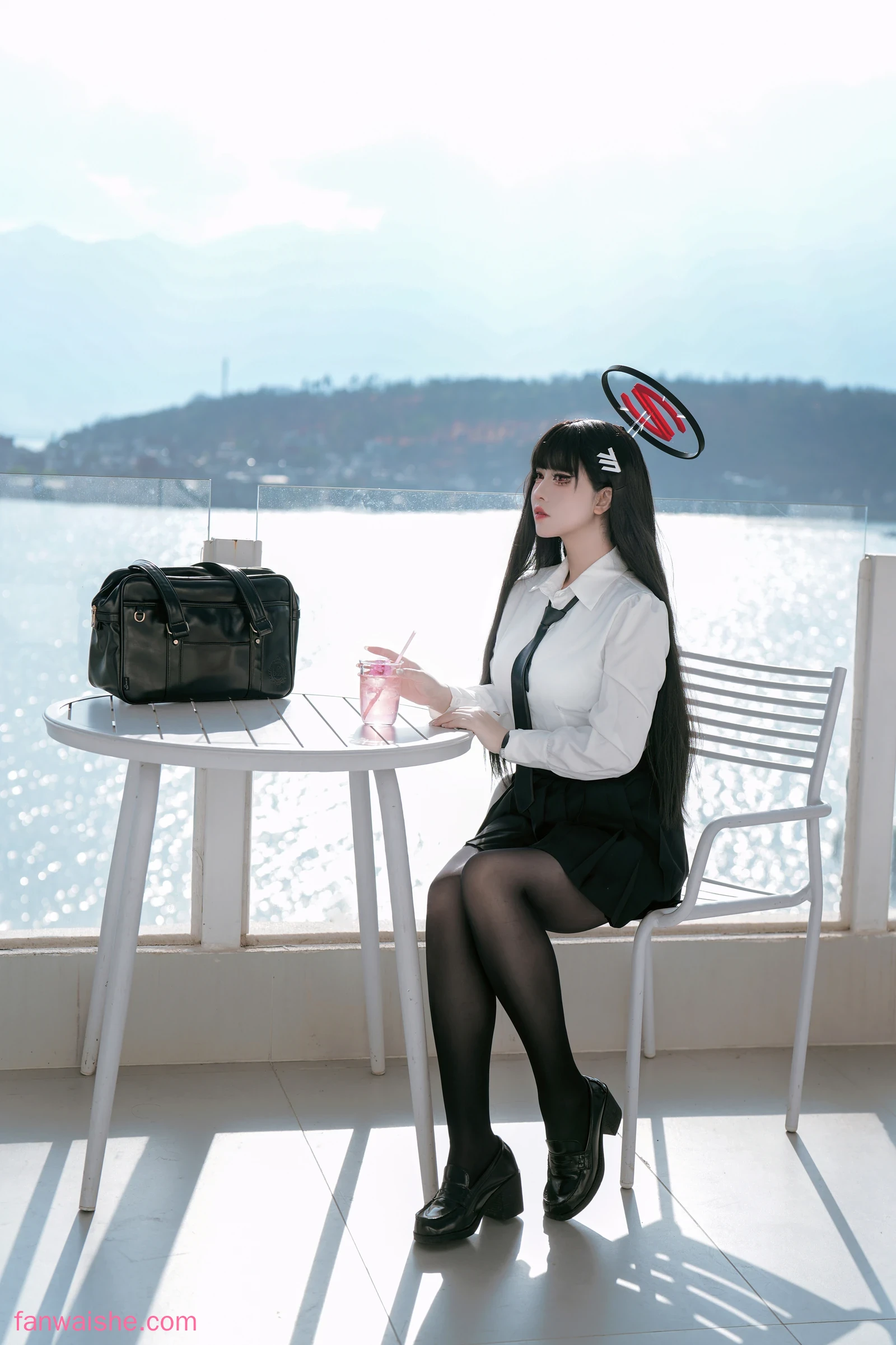 半半子 BANBANKO 半半子 BANBANKO NO.091 - 蔚蓝档案 调月莉音 Vol.03 制服x競泳
