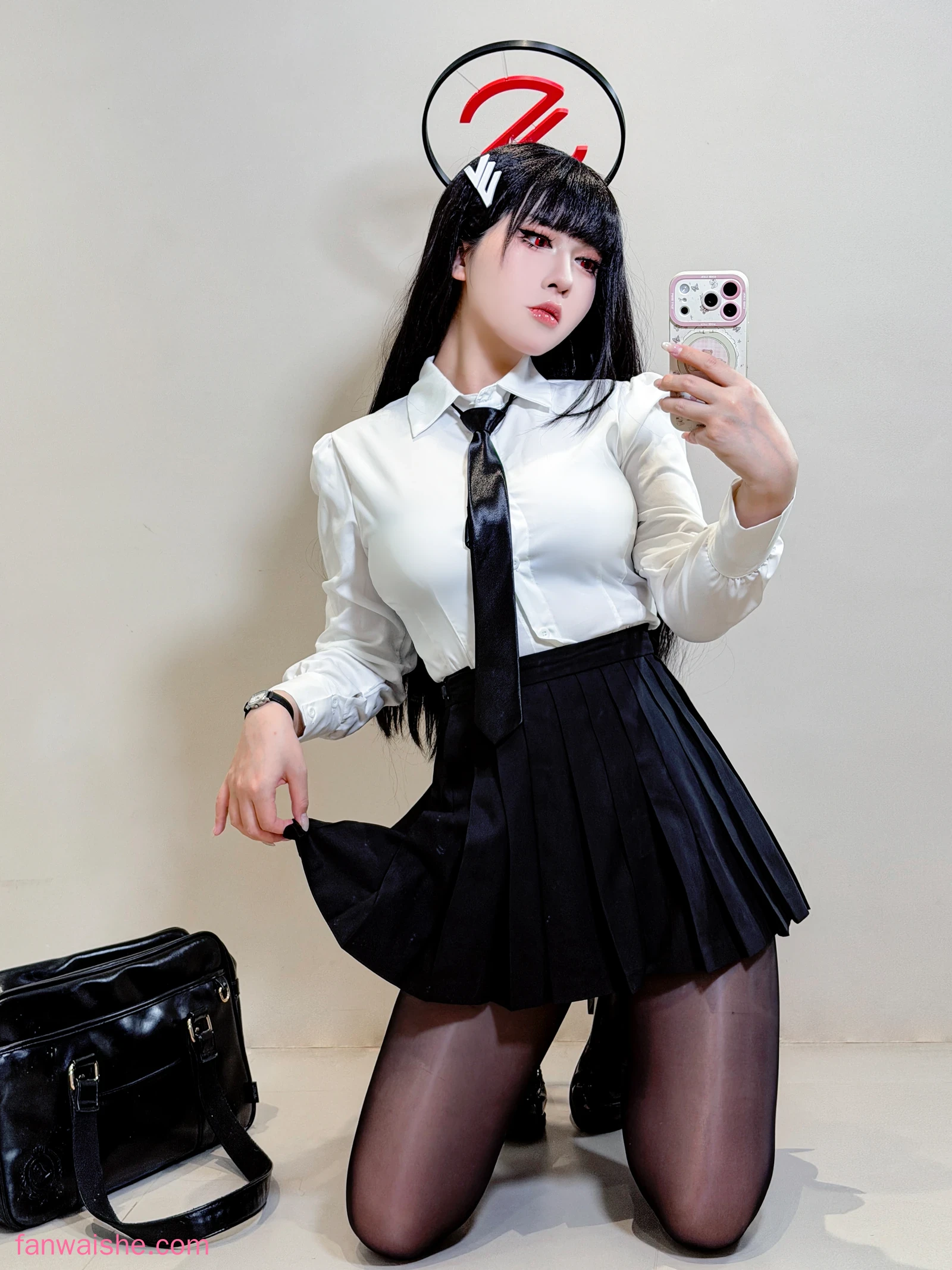 半半子 BANBANKO 半半子 BANBANKO NO.091 - 蔚蓝档案 调月莉音 Vol.03 制服x競泳