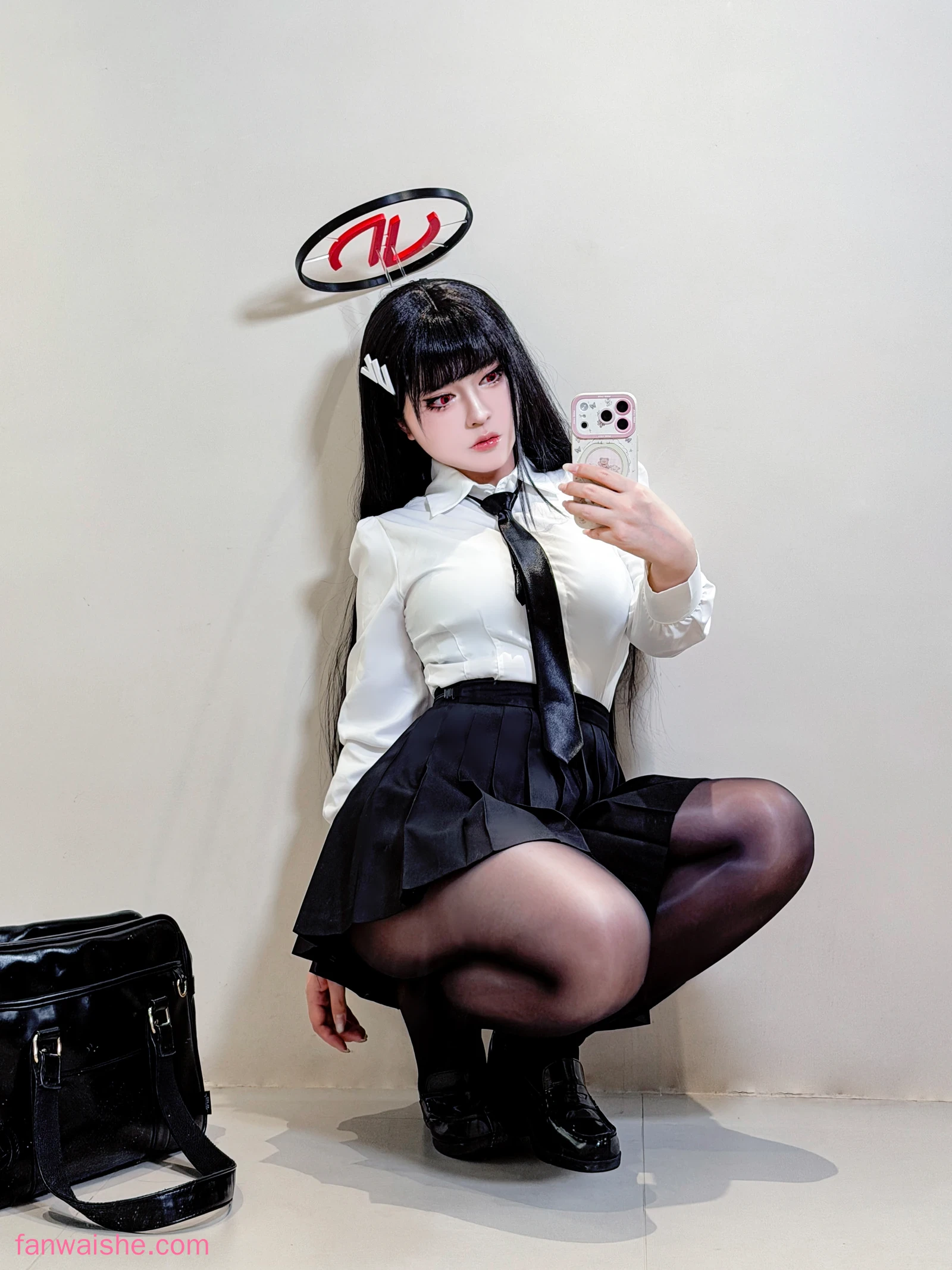 半半子 BANBANKO 半半子 BANBANKO NO.091 - 蔚蓝档案 调月莉音 Vol.03 制服x競泳