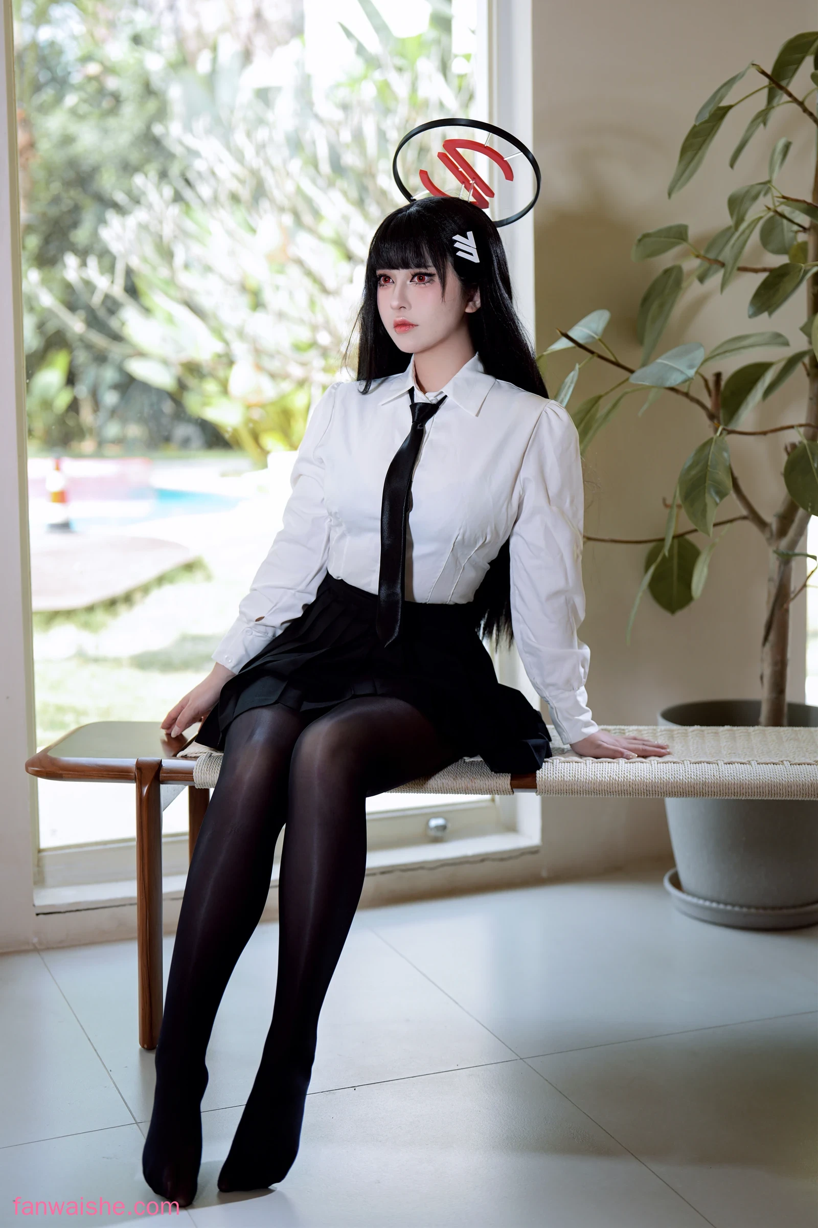 半半子 BANBANKO 半半子 BANBANKO NO.091 - 蔚蓝档案 调月莉音 Vol.03 制服x競泳