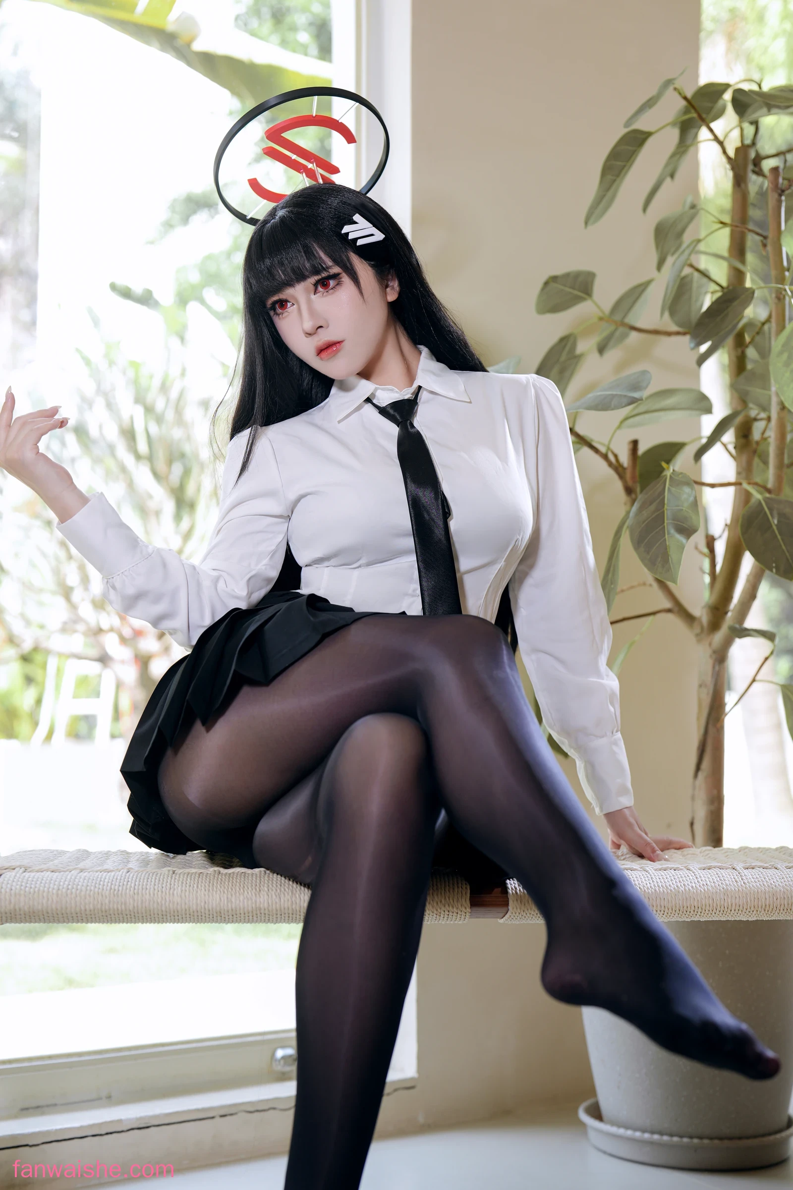 半半子 BANBANKO 半半子 BANBANKO NO.091 - 蔚蓝档案 调月莉音 Vol.03 制服x競泳