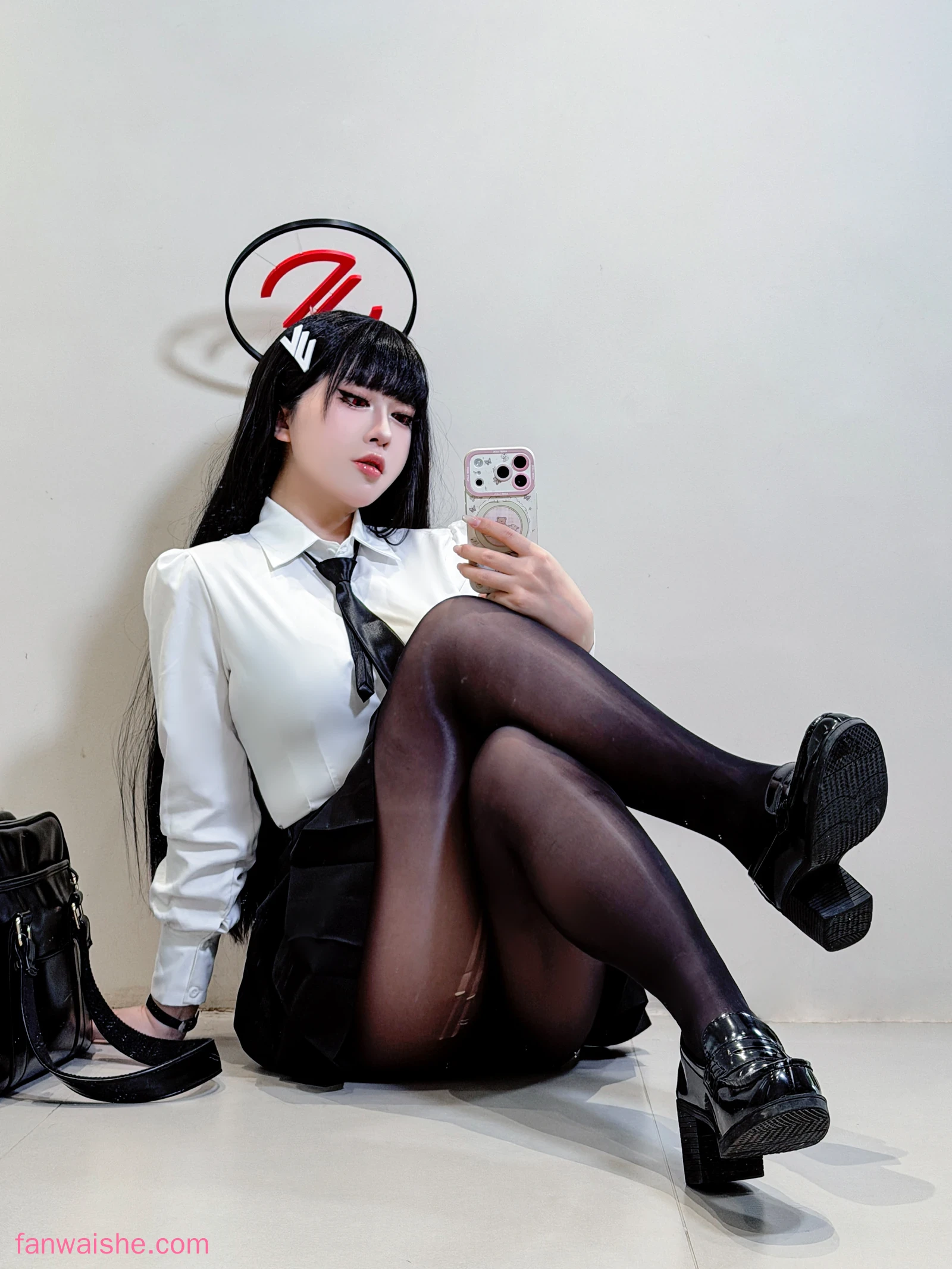 半半子 BANBANKO 半半子 BANBANKO NO.091 - 蔚蓝档案 调月莉音 Vol.03 制服x競泳