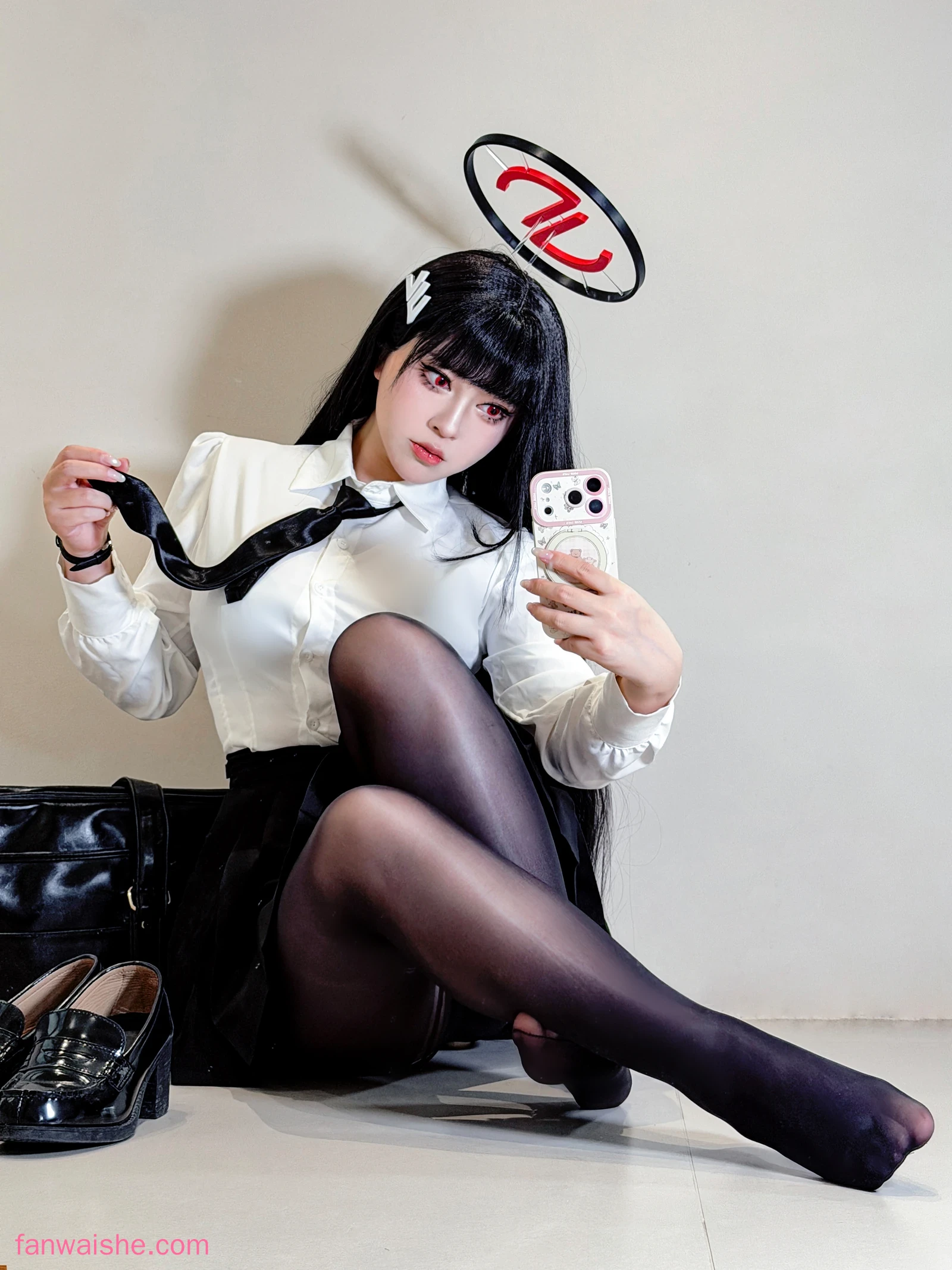 半半子 BANBANKO 半半子 BANBANKO NO.091 - 蔚蓝档案 调月莉音 Vol.03 制服x競泳
