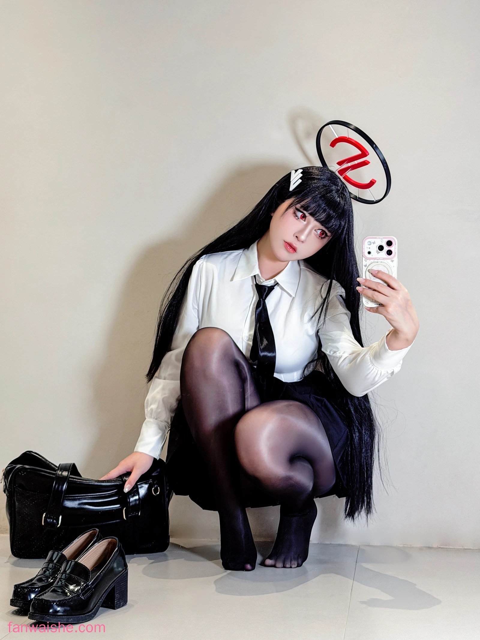 半半子 BANBANKO 半半子 BANBANKO NO.091 - 蔚蓝档案 调月莉音 Vol.03 制服x競泳