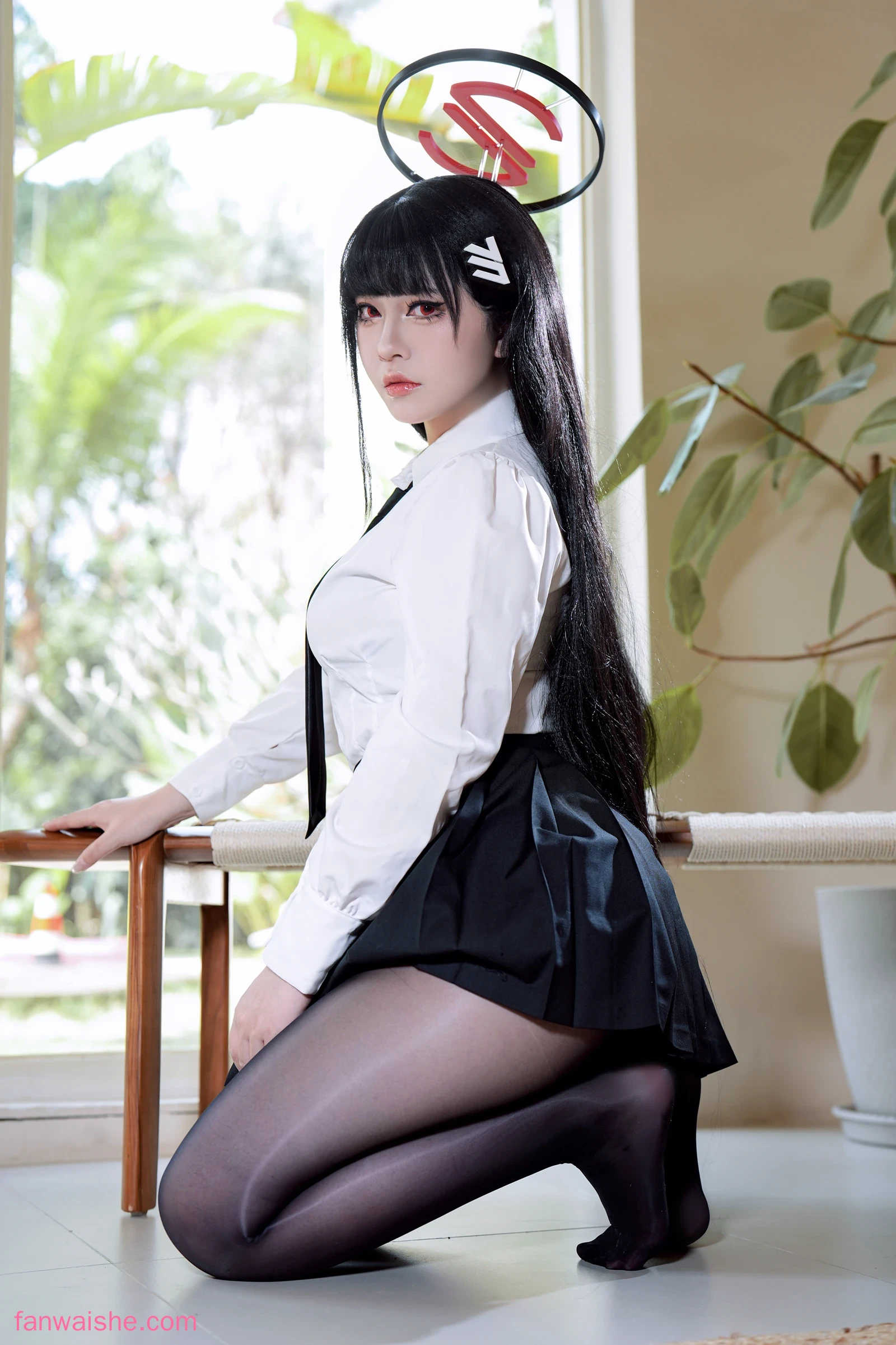 半半子 BANBANKO 半半子 BANBANKO NO.091 - 蔚蓝档案 调月莉音 Vol.03 制服x競泳