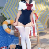 Bangni邦尼《反差JK泳装》主题写真：97张全套美图，含7个视频