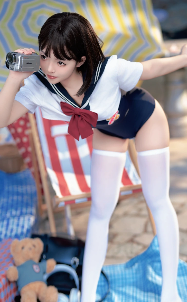 Bangni邦尼《反差JK泳装》主题写真：97张全套美图，含7个视频