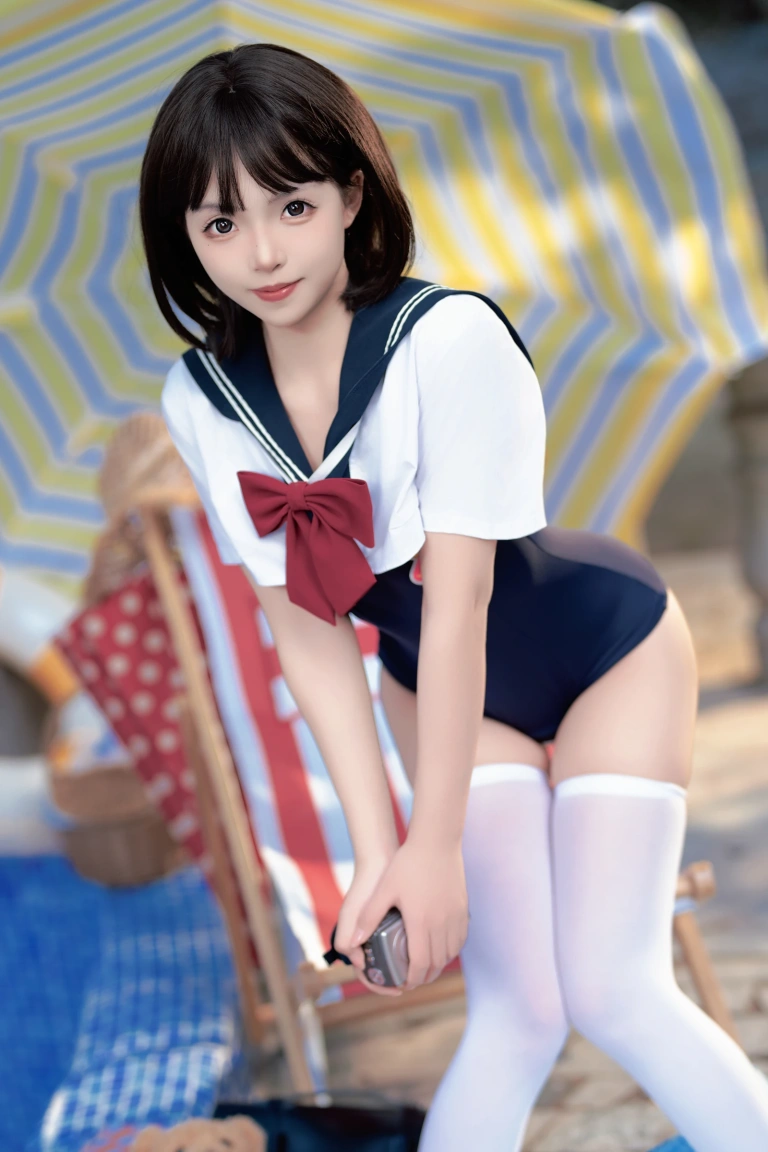Bangni邦尼《反差JK泳装》主题写真：97张全套美图，含7个视频