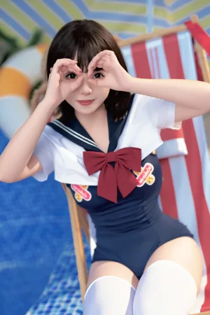 Bangni邦尼《反差JK泳装》主题写真：97张全套美图，含7个视频