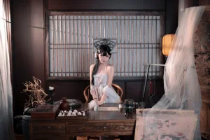 Bangni邦尼《古风兔子精》主题写真：81张全套美图，含6个视频