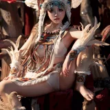 Bangni邦尼《印第安（紫舞龙）》主题写真：99张全套美图