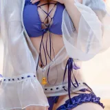 Bangni邦尼《泳装柴郡》主题写真：86张全套美图