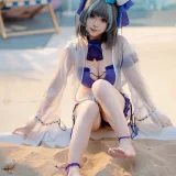 Bangni邦尼《泳装柴郡》主题写真：86张全套美图