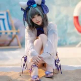 Bangni邦尼《泳装柴郡》主题写真：86张全套美图