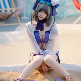 Bangni邦尼《泳装柴郡》主题写真：86张全套美图