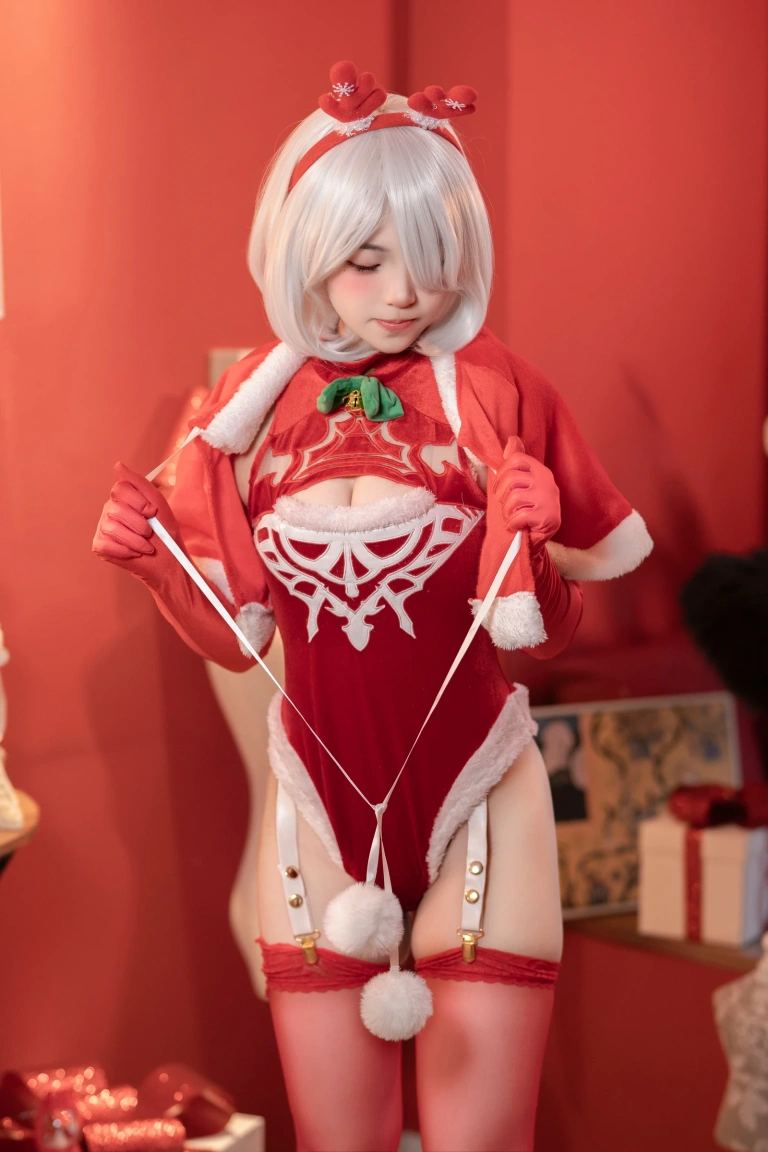 Bangni邦尼《圣诞尼尔》主题写真：105张全套美图