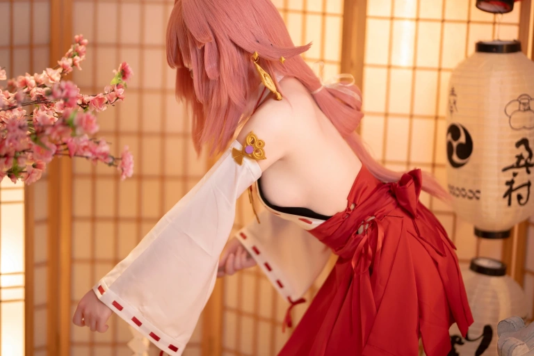 Bangni邦尼《八重神子》主题写真：99张全套美图
