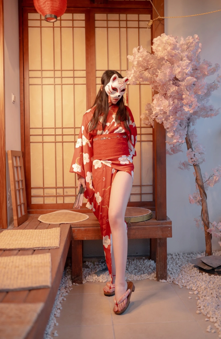 Bangni邦尼《和服束缚》主题写真：94张全套美图