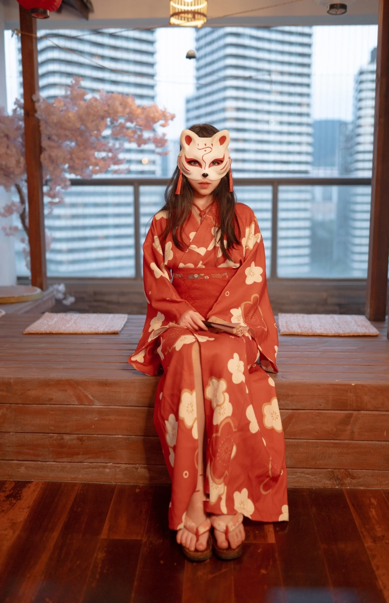 Bangni邦尼《和服束缚》主题写真：94张全套美图