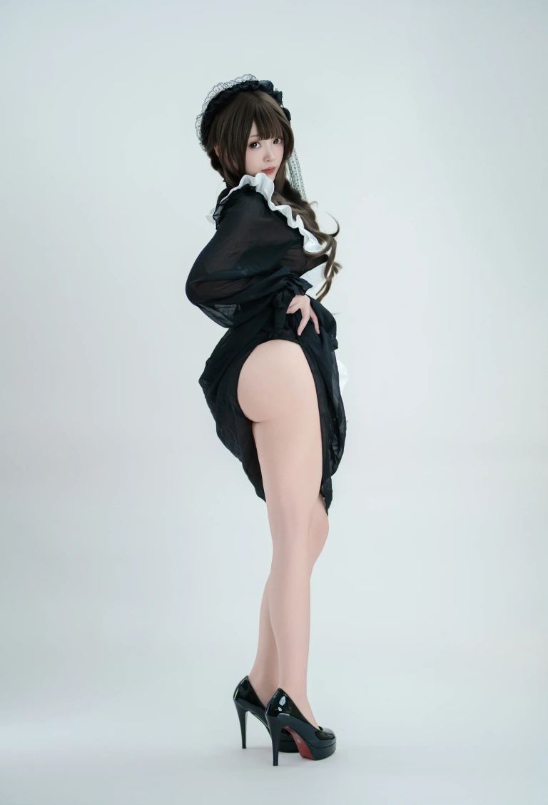Bangni邦尼《枪械女仆》主题写真：68张全套美图，含6个视频