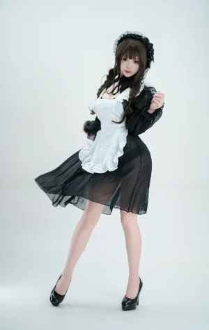 Bangni邦尼《枪械女仆》主题写真：68张全套美图，含6个视频