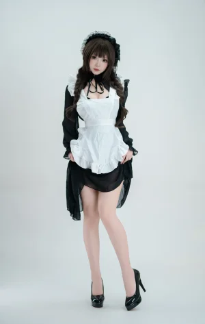 Bangni邦尼《枪械女仆》主题写真：68张全套美图，含6个视频