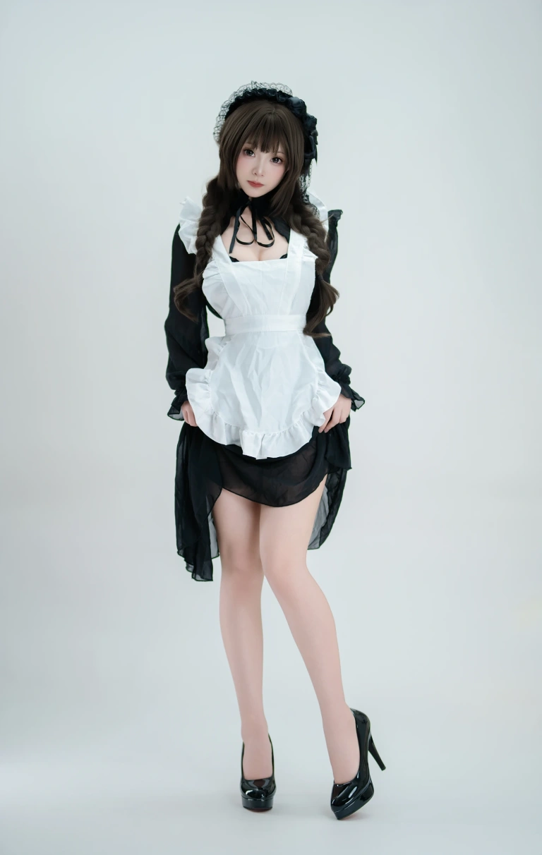 Bangni邦尼《枪械女仆》主题写真：68张全套美图，含6个视频