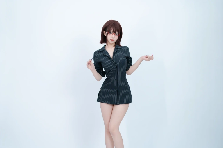 Bangni邦尼《女秘书》主题写真：68张全套美图，含6个视频